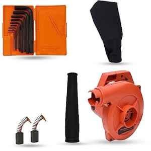 Walkers 800W Plastic Red Electric Air Blower with Carbon Brushes & 9 Pcs Allen Key, WKCB246