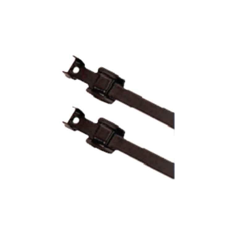 R-Loc 100 Pcs 6.35x229mm SS316 PPA 571 Coated Releasable Cable Ties Bag, RCp66-229