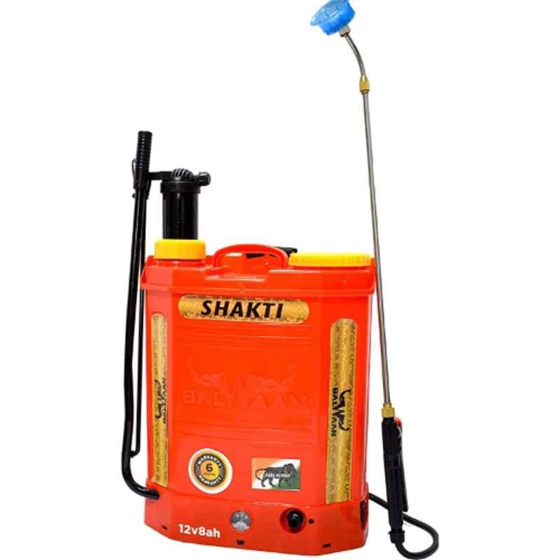 Balwaan 18L 12V 8A Battery & Manual Knapsack Sprayer Pump, MTAK-BA-SP-724