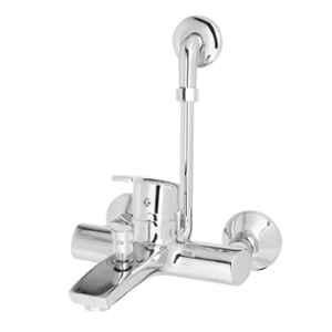 Perk Brass Single Lever Wall Mixer with L-Bend, SH-42833