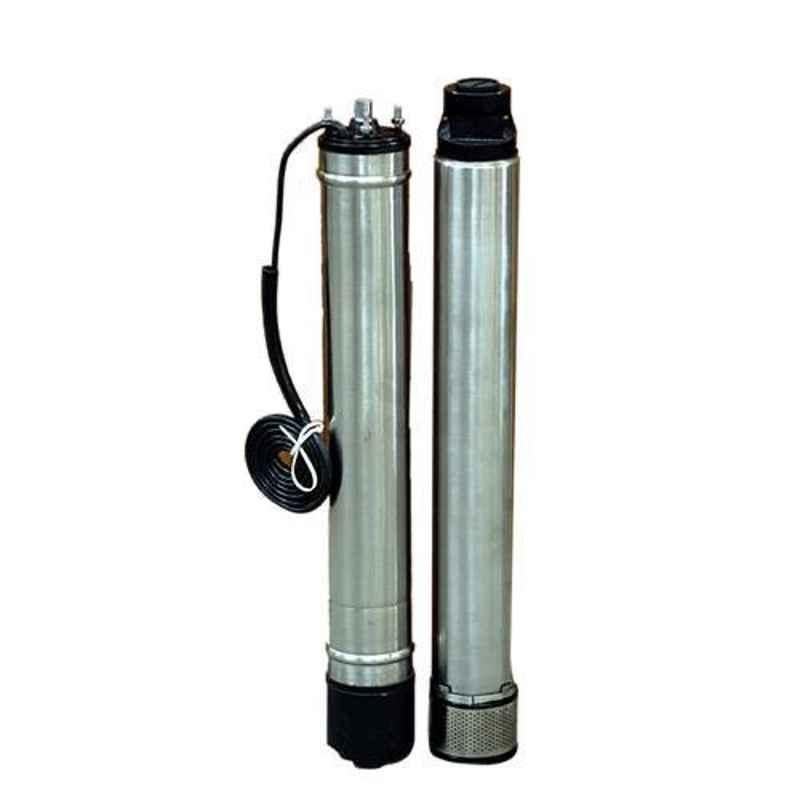 Oswal 1HP Single Phase V3 Oil Filled Borewell Submersible Pump, OSO-5 SF D-1PH, Total Head: 108 ft