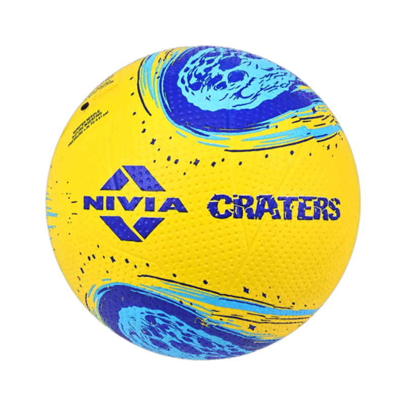 Nivia Craters 2.0 Yellow & Blue Volleyball, Size: 4