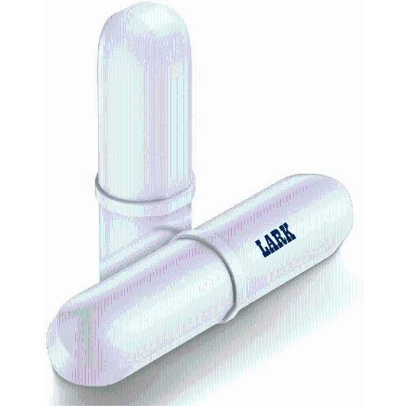 Lark 30x8mm PTFE Non-Stick White Magnetic Stirring Bar (Pack of 10)