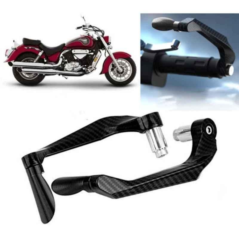 Auto Pearl 2 Pcs Aluminium Carbon Black Brake Clutch Lever Set for Hyosung ST7