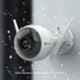EZVIZ X5S 4 Pcs White 5MP 1080p Full HD Camera & 1 Pc 8 Channel NVR Wireless Outdoor Security Kit by Hikvision