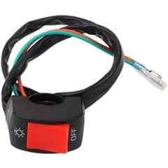 AOW Black Motorcycle Fog Light Switch for Royal Enfield Classic 350