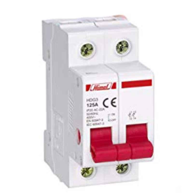 Himel 100A 2P DIN Isolator Switch, HDB6IS2100