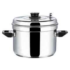 Vinod Small Induction Friendly Stainless Steel Multi Pot, IDPOS (Pack of 3)