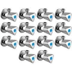 Senkiddpro Triangle Stainless Steel Chrome Finish Wall Mounted Angle Cock (Pack of 14)