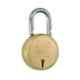 Link 57mm Brass & Steel Yellow Round Padlock, LLK18PD-ROUN-YL57-P1
