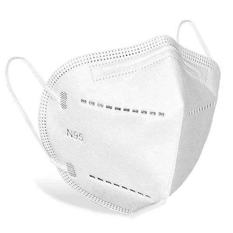 I Kall White 5 Layers N95 Reusable Face Mask (Pack of 5)