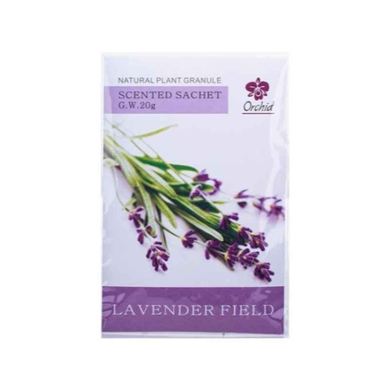 Orchid 20g White Lavender Field Natural Scented Sachet, 5106000020064