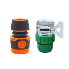Driose 1/2 inch ABS Snap-in & Hose Tap Connector for Garden Water Pipe & Connecting Hose Pipe