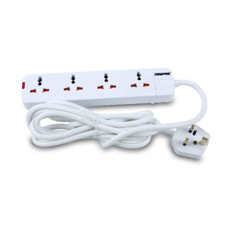 Geepas 3250W 4 Way Extension Socket, GES58012