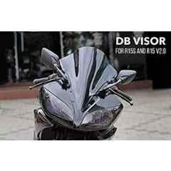 Meenu Arts Bubble Visor for Yamaha R15 Version 2 (R15 V-2)