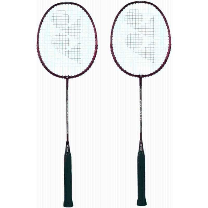 Yonex GR 303i 88g 22mm Red Strung Badminton Racquet (Pack of 2)
