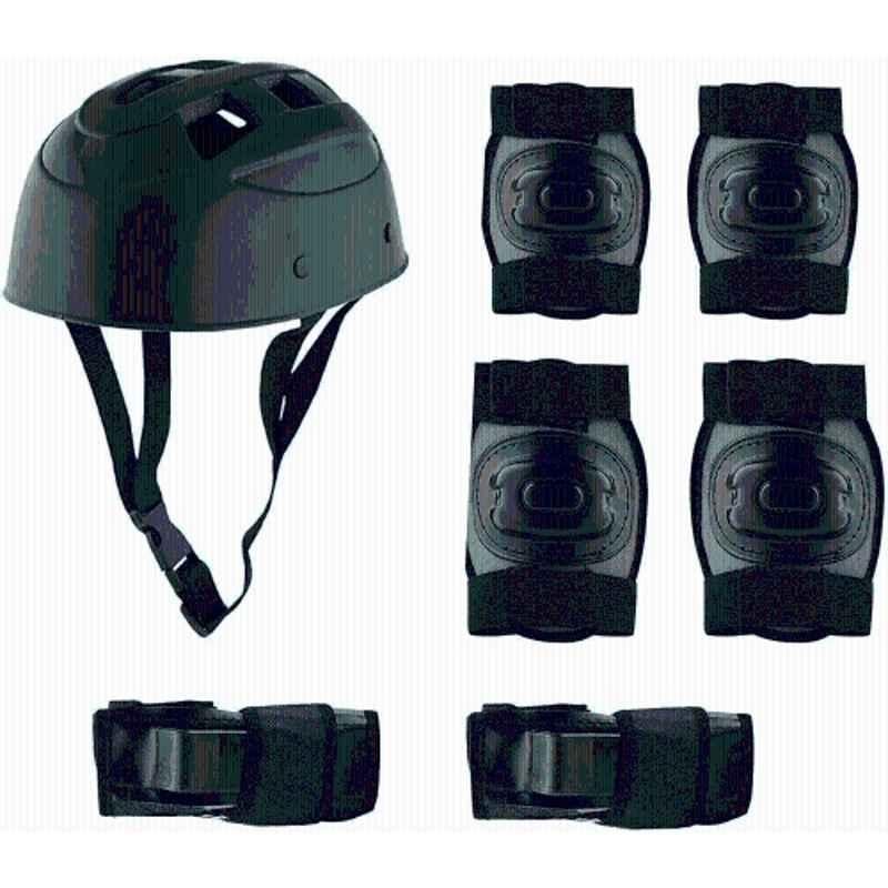 RB International Black Latest Design New Multipurpose Cycling Skating Kit-592 Skating Kit
