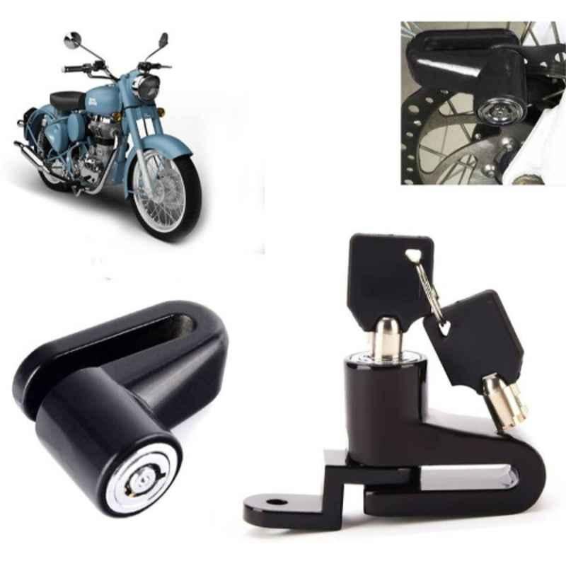 Auto Pearl Steel Heavy Duty Anti Theft Disc Brake Lock for Classic Squadron BS6, Lock_549
