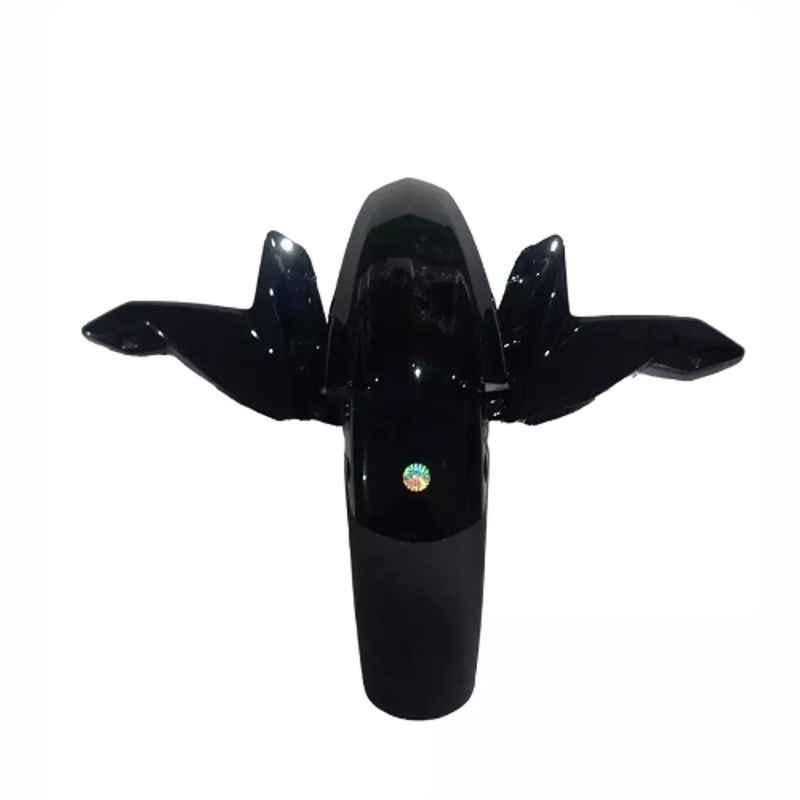Yatos Front Mudguard Black for Tvs Apache Rtr160 Race Edition, YAT-GSBA23