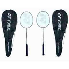 Yonex GR 303i 88g Silver Strung Badminton Racquet (Pack of 2)