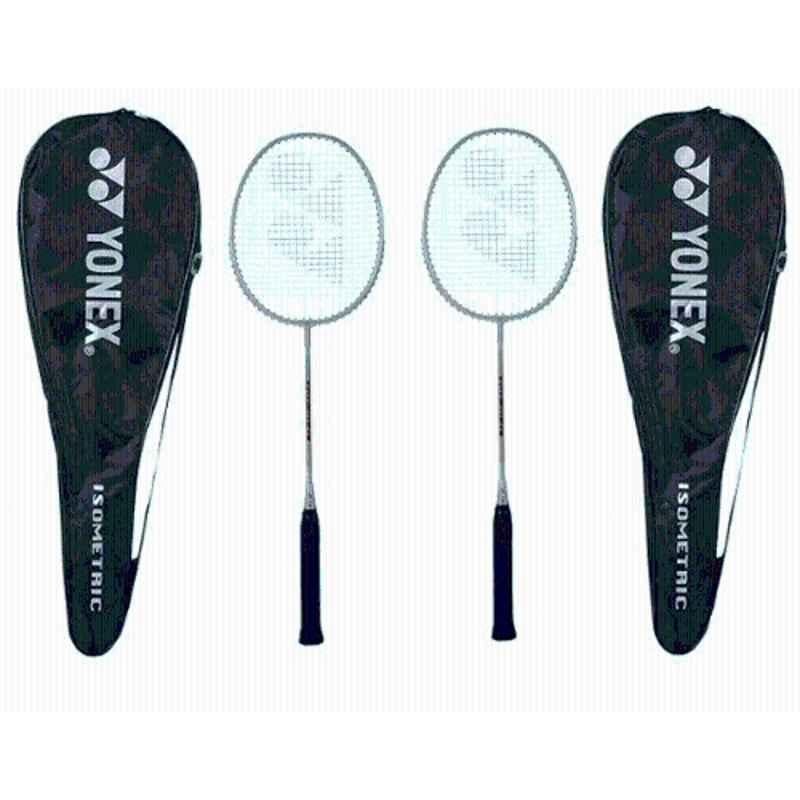 Yonex GR 303i 88g Silver Strung Badminton Racquet (Pack of 2)