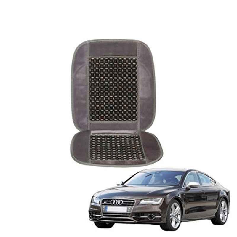Kozdiko Wooden Beads Car Seat Cushion with Velvet Border for Audi RS7 Spotback