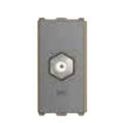 Anchor Roma Urban 1 Module Graphite Black Satellite Socket, 66608GB (Pack of 10)