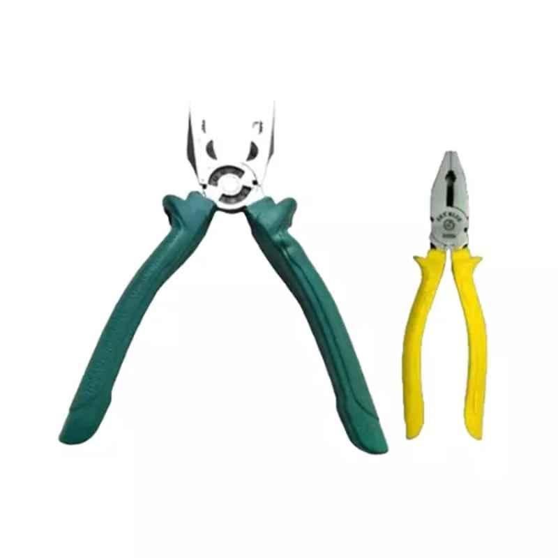 Sky Blue 2 Pcs 7.8 inch Lineman Plier Combo, SBE_PLIER_COMBO_MOD_01333