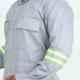 Club Twenty One Workwear CA-1011 Grey Men Cotton Reflective Tape Coverall Boiler Suit for Industrial & Protective, Size: XXL