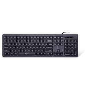 Fingers SuperClicks 4 Jet Black Wired Multimedia USB Keyboard