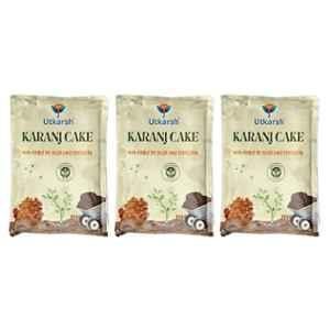 Utkarsh 900g Karanj Cake Non-Edible DE Oiled Cake Fertilizer (Pack of 3)