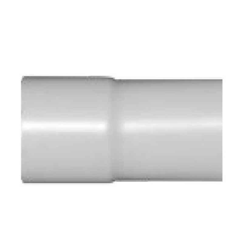 Hepworth HVL14SPKM113 82mm uPVC Solvent Socket End Pipe, Length: 3 m