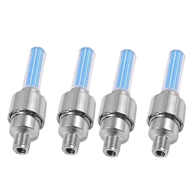 Kozdiko 4 Pcs Blue Light Car Tyre Valve Cap Set with Motion Sensor for Jaguar XE