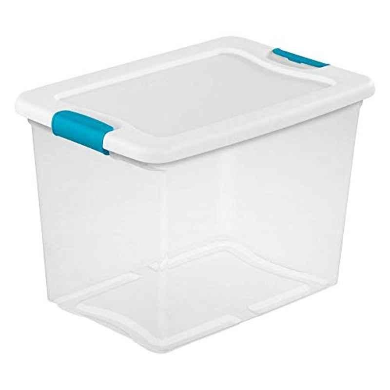 Sterilite 25 Quart Plastic Clear Latching Box