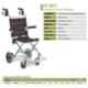 Easycare Traveling Portable Aluminum Light Weight Wheelchair, EC9001L