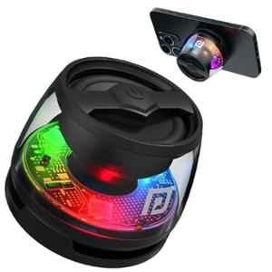 Portronics Nadya 6W Black Magnetic Portable Bluetooth Speaker with RGB LED Lights, POR 2671