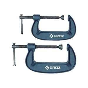 Groz 75mm SG Iron General Purpose G Clamp, GCL/13D/75