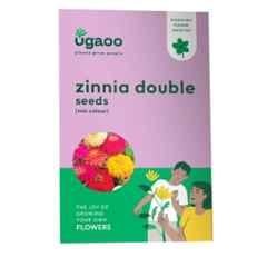Ugaoo 1.5g Flower Zinnia Double Mix Seeds, NUFSO091