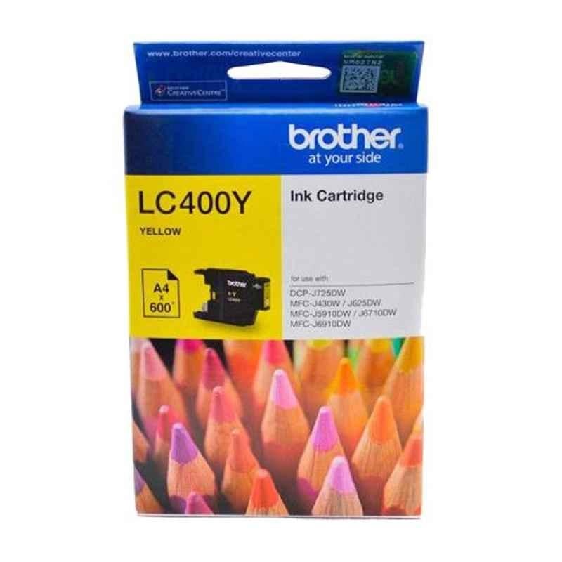 Brother LC 400Y Yellow Ink Cartridge
