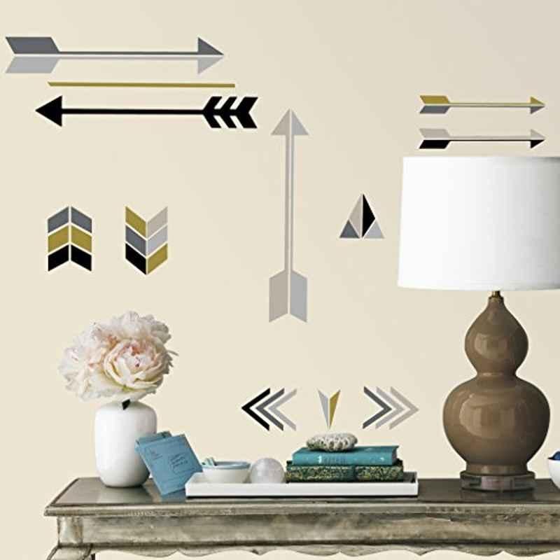 Asian Paints W071D4AJY45 Nilaya Vinyl Arrow Self Adhesive Wall Sticker, HPCA4136