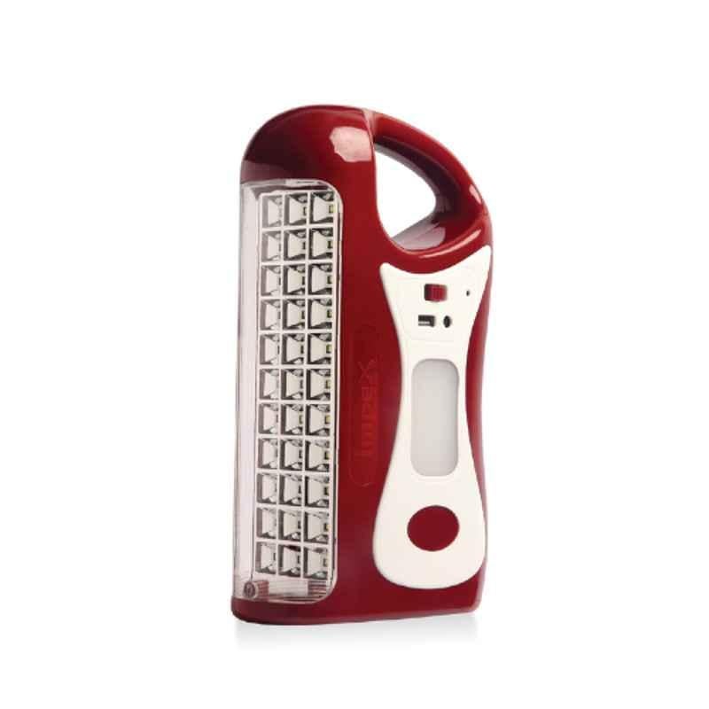 Impex 6V 4500mAh Red Rechargeable LED Emergency Lantern , IL 702