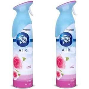 Ambi Pur Air Effect 275ml Rose & Blossom Air Freshener, (Pack of 2)