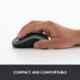 Logitech M185 Black Wireless Mouse with USB