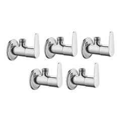 Fastgear Fusion Brass Silver Chrome Finish Angle Valve, FG2551 (Pack of 5)