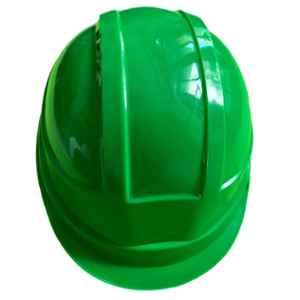 Ladwa ABS HDPE Green Heavy Duty Director Ratchet Safety Helmet, LSI-Helmet-GSH-P1