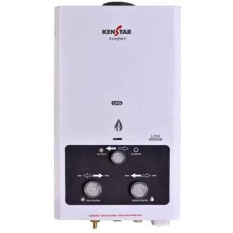 Buy Kenstar Komfort-LPG 6L 10kW White Gas Water Heater Online At Best Price  On Moglix