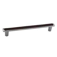 RAB 160mm Zinc Chrome & Wenge Finish Drawer Pull Handle, SP-036 (Pack of 3)