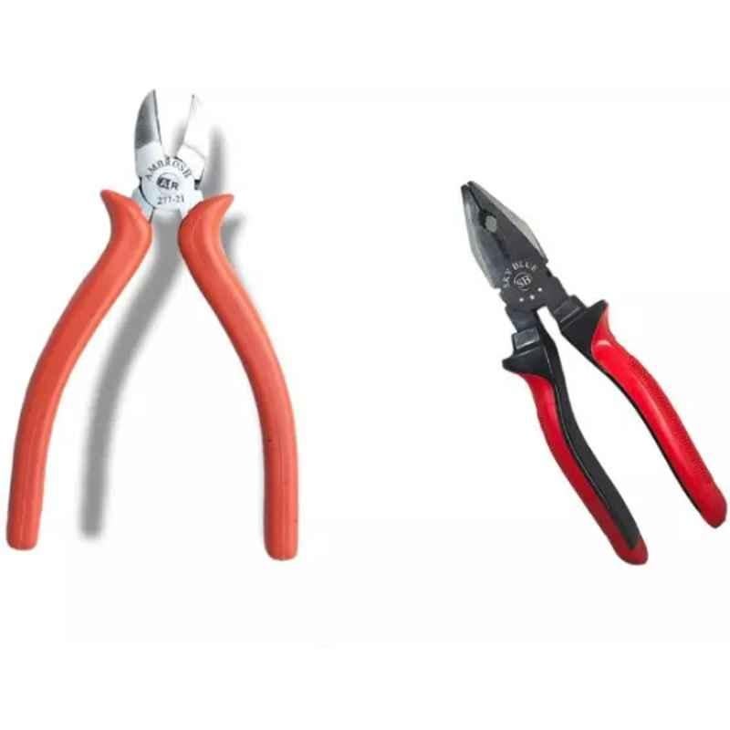 Sky Blue 2 Pcs 7.8 inch Lineman Plier Combo, SBE_PLIER_0450