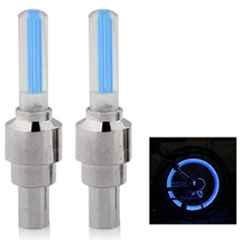 AOW Tyre Wheel Valve Cap Light for Car & Bike Wheel Light Tire Light T-8 (Pack of 2)