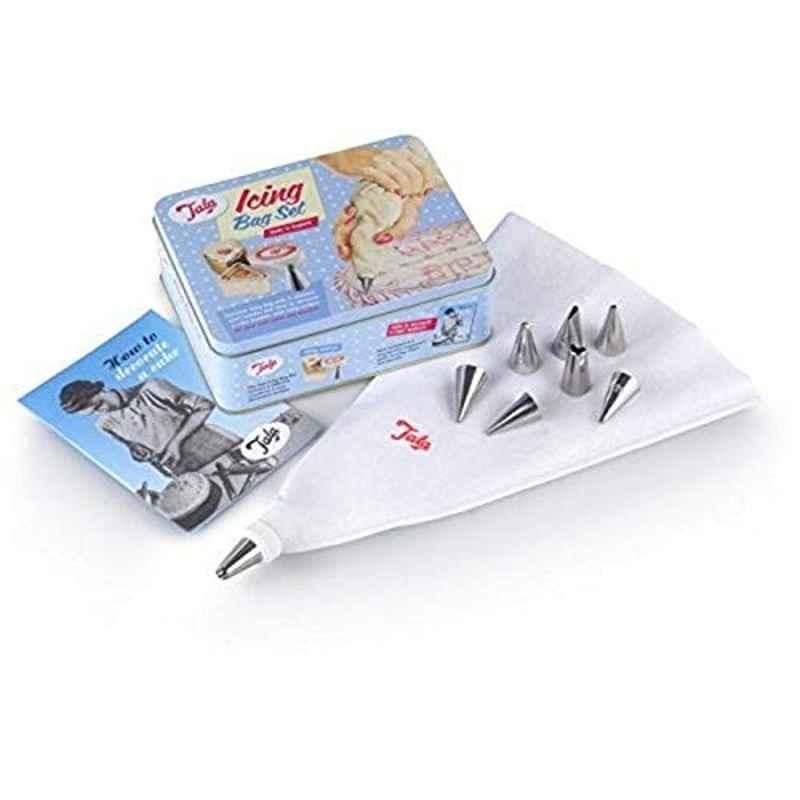 Tala 10B19515 Stainless Steel White Icing Bag Set